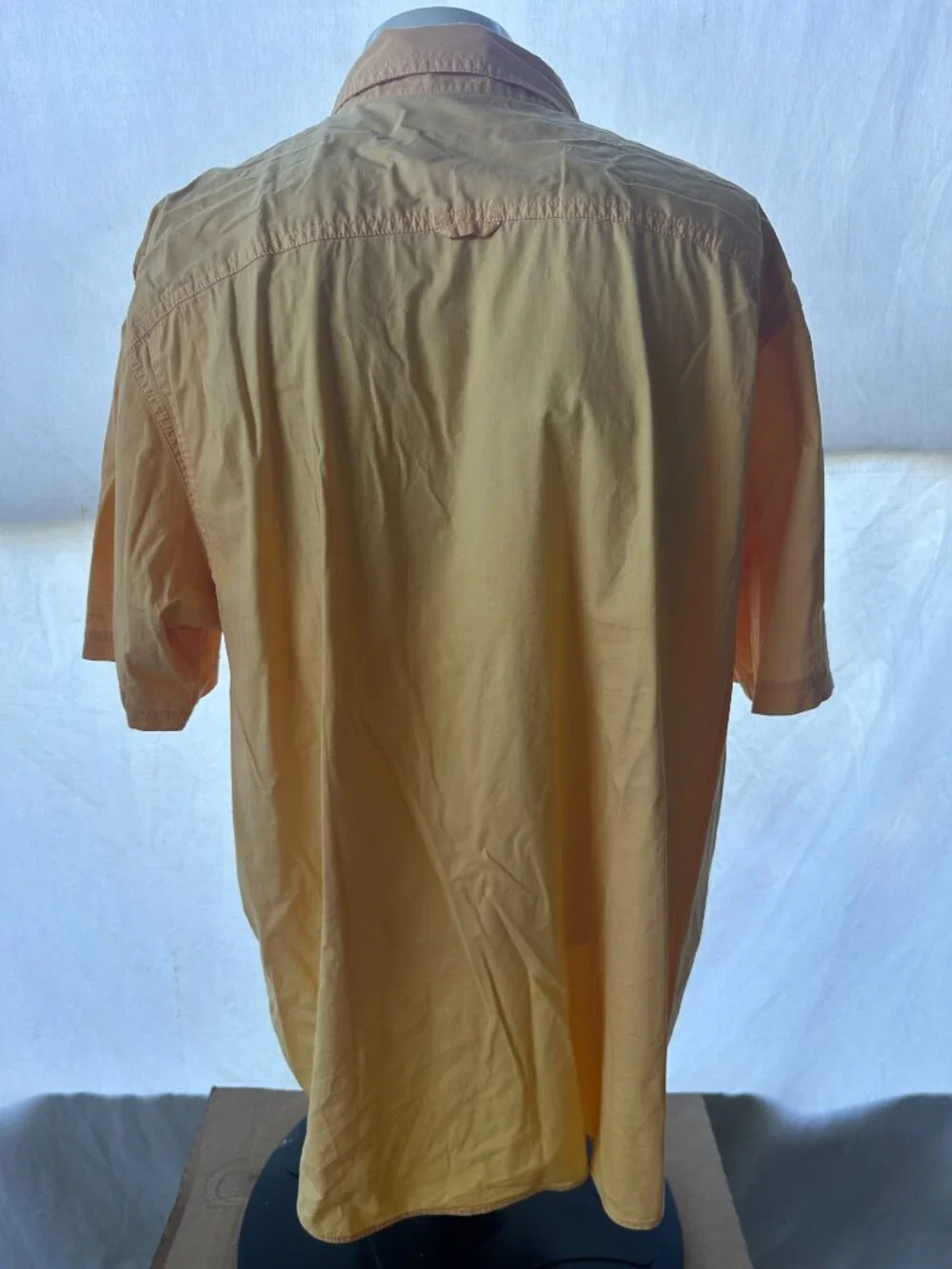 Columbia PFG Men's Yellow SS Button Front Shirt XL Polyester Fishing Camping
